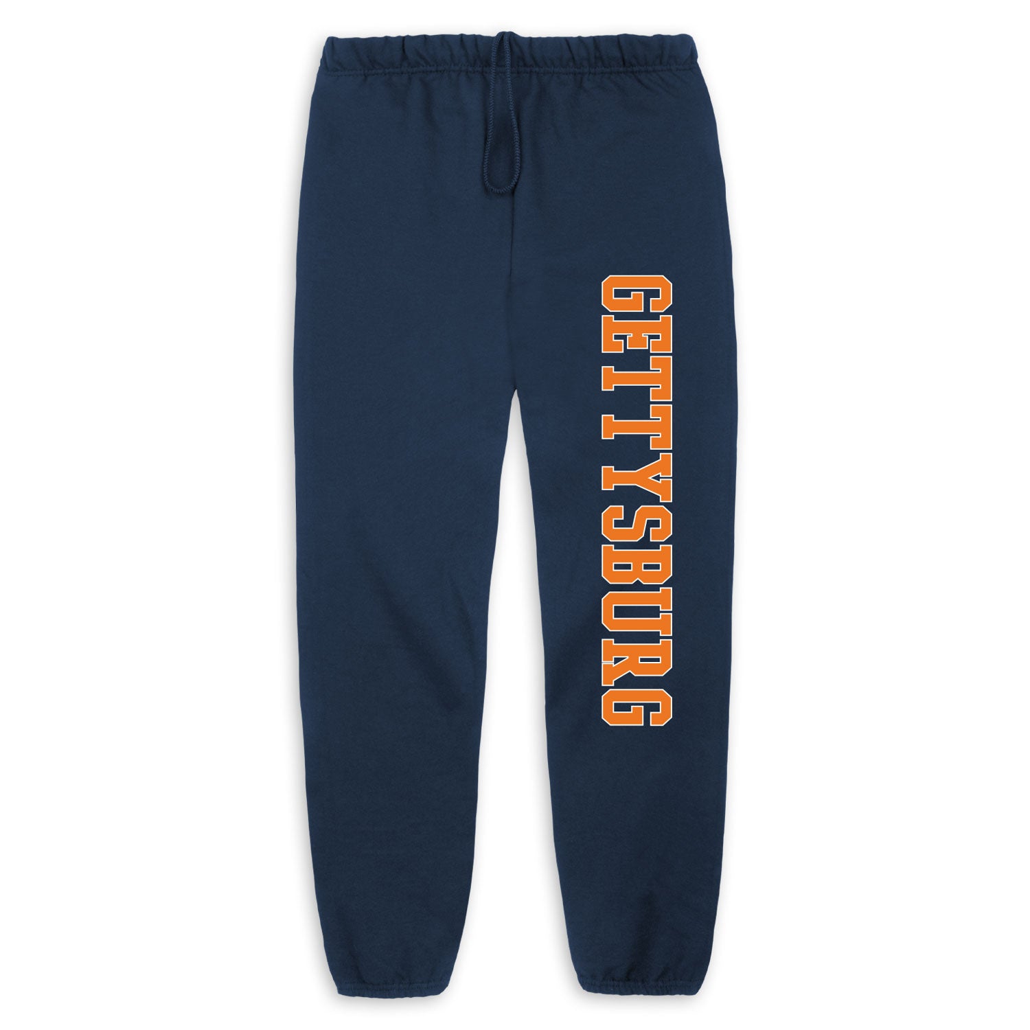 Gettysburg College Navy Closed Bottom Sweatpants