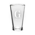 Gettysburg College "G 1832" 16oz Crystal Mixing Glass