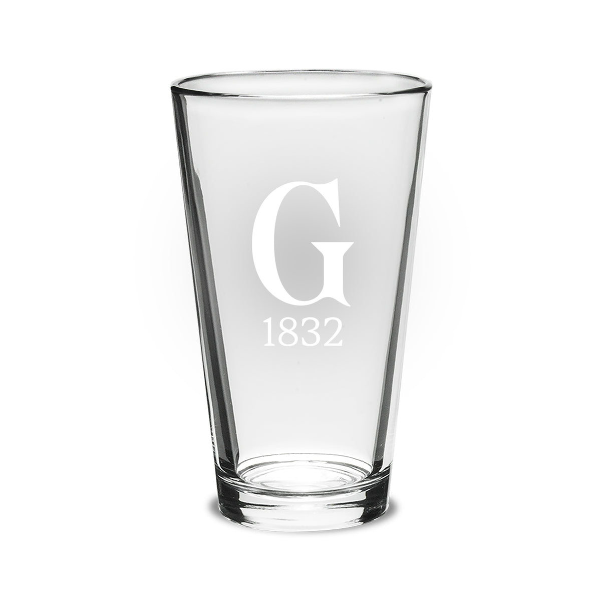 Gettysburg College "G 1832" 16oz Crystal Mixing Glass