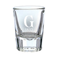 Gettysburg College "G 1832" 2oz Crystal Shot Glass