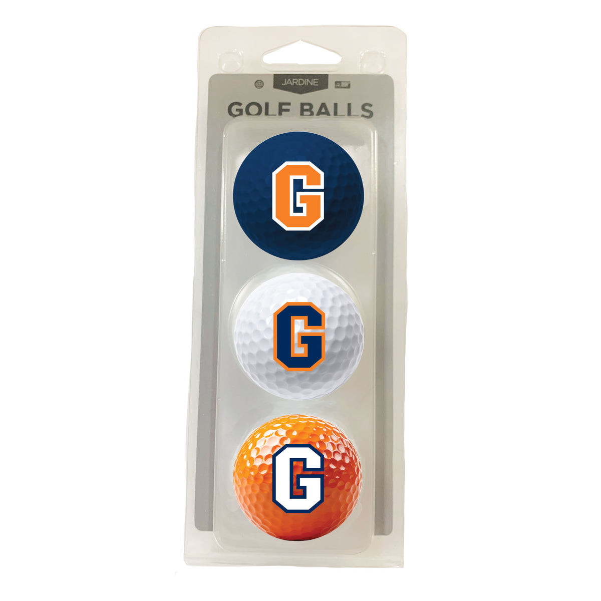 Gettysburg College 3 Pack Colored Golf Balls
