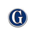 Gettysburg College G Silver Prestige Round Lapel Pin