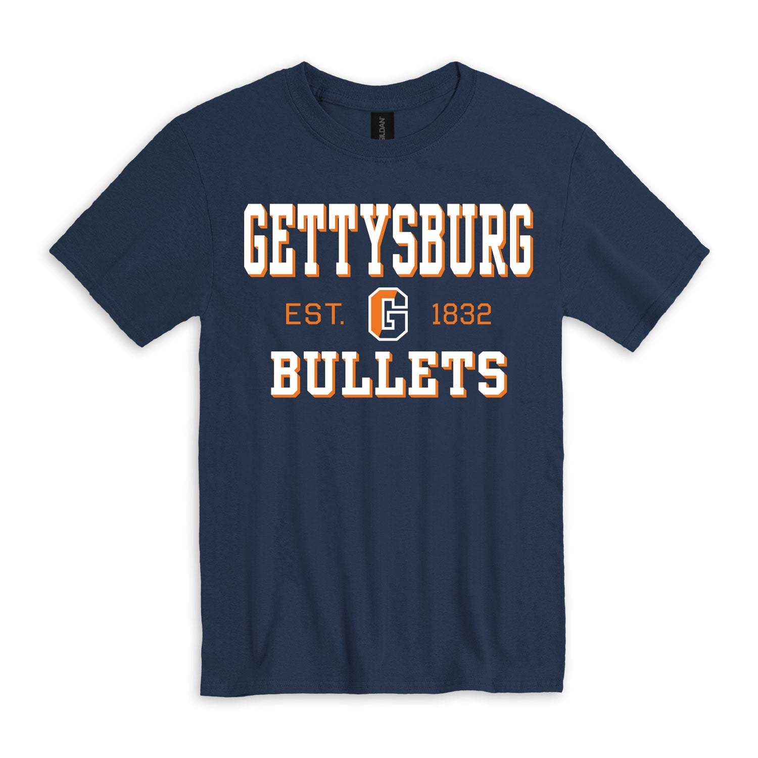 Gettysburg College Bullets Split G T-Shirt