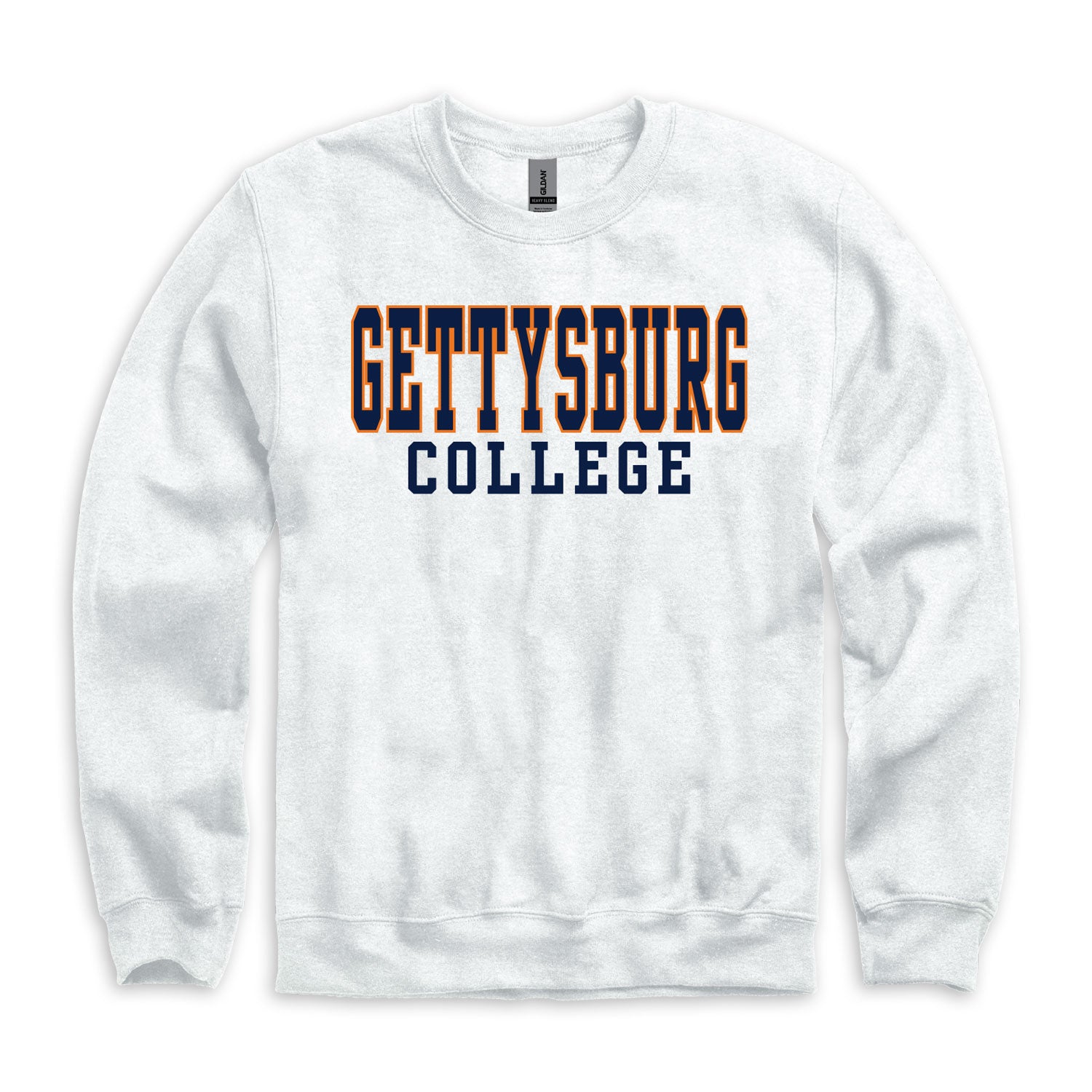 Gettysburg College Ash Grey Crewneck Sweatshirt