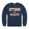 Gettysburg College Bullets Split G Crewneck Sweatshirt