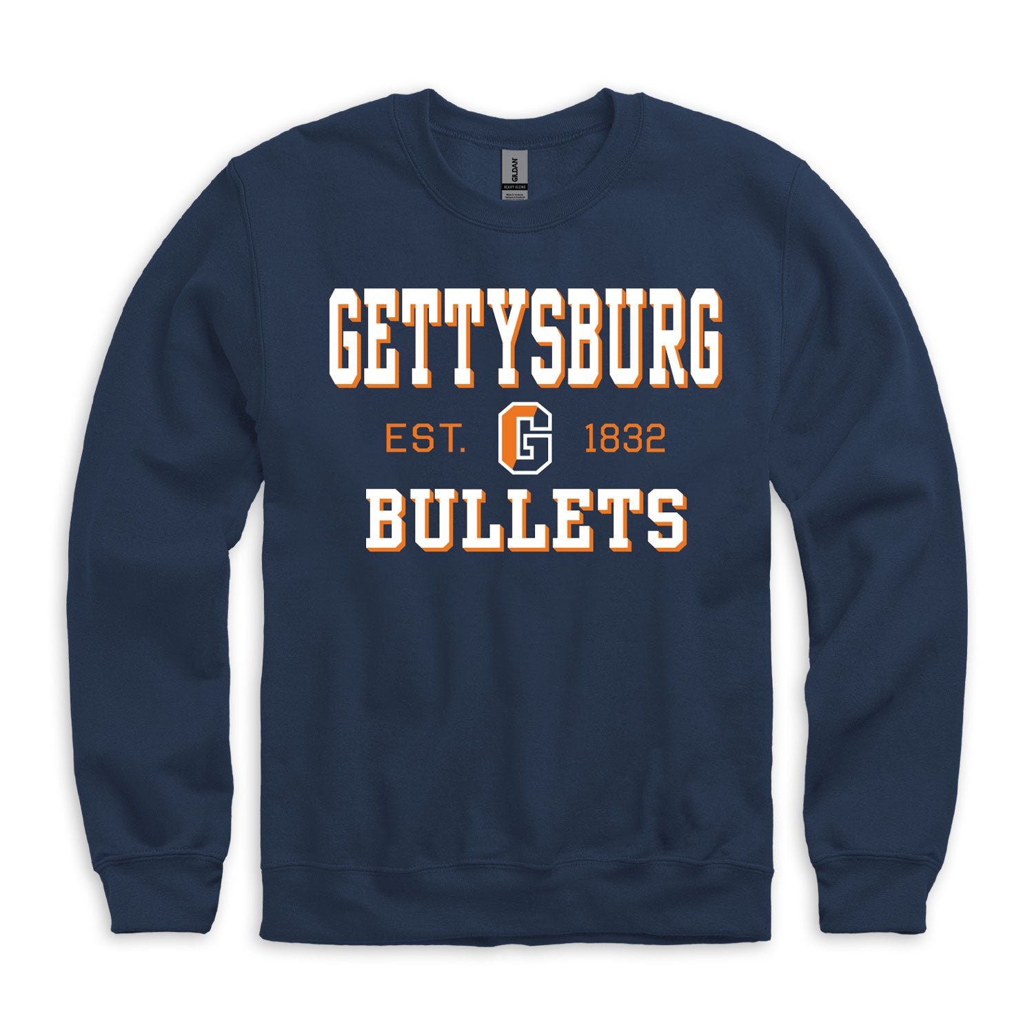 Gettysburg College Bullets Split G Crewneck Sweatshirt