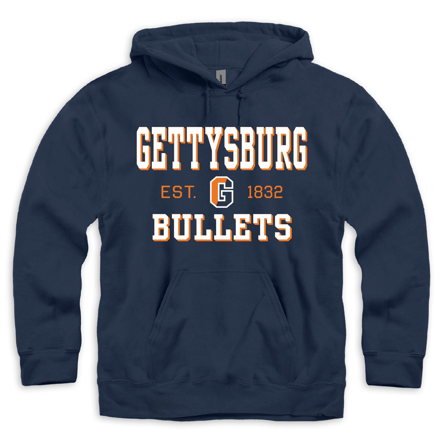 Gettysburg College Bullets Split G Hooded Sweatshirt