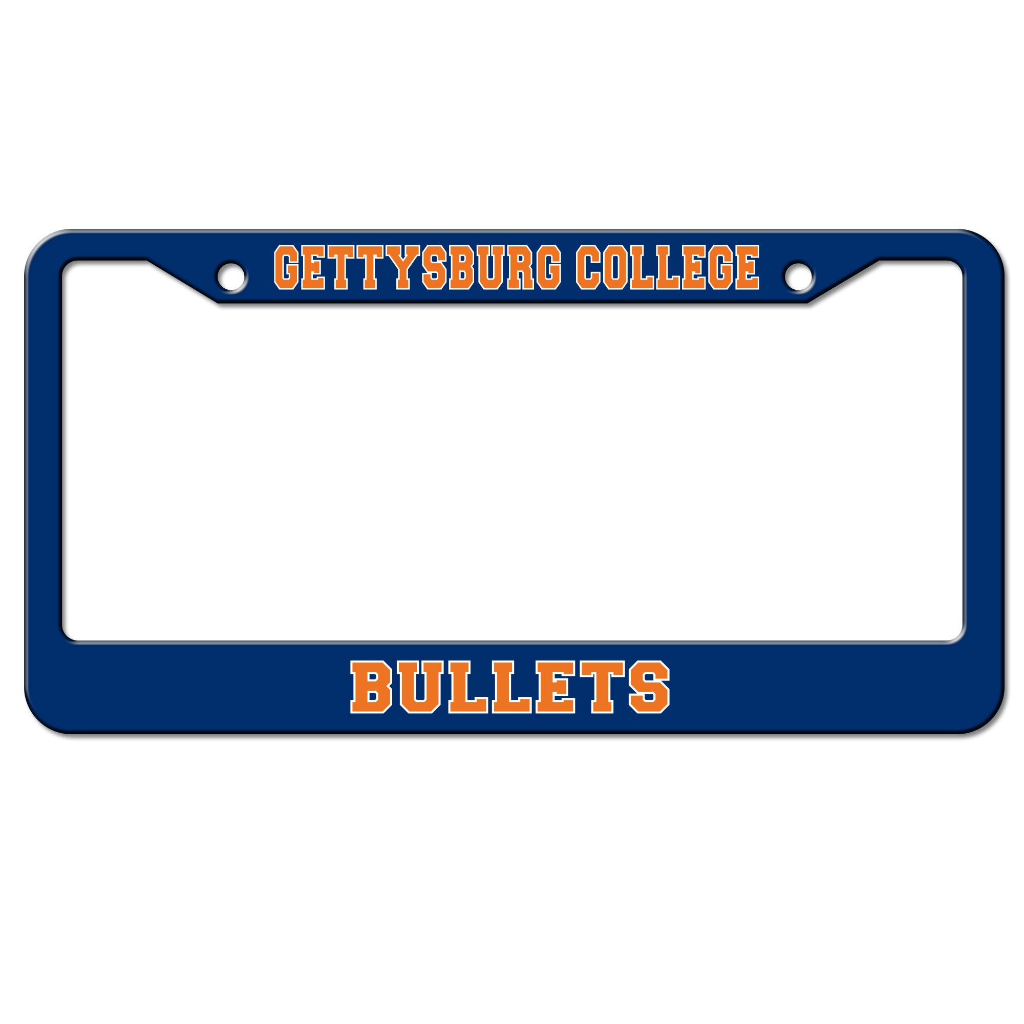 License Plate Frame - Gettysburg College Bullets