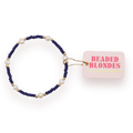 Navy Pearl Beaded Blondes Bracelet