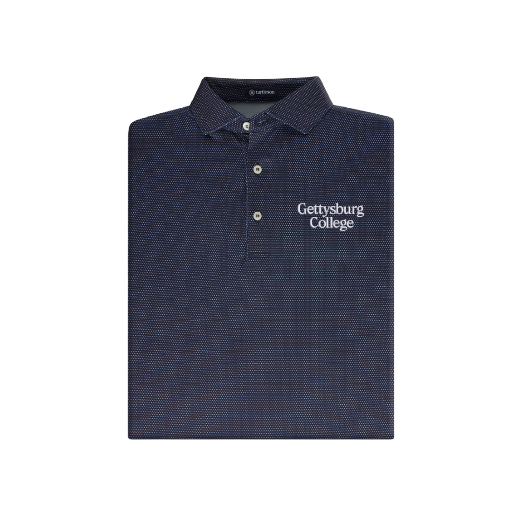 Alex Pique Perf Navy Polo - Gettysburg College