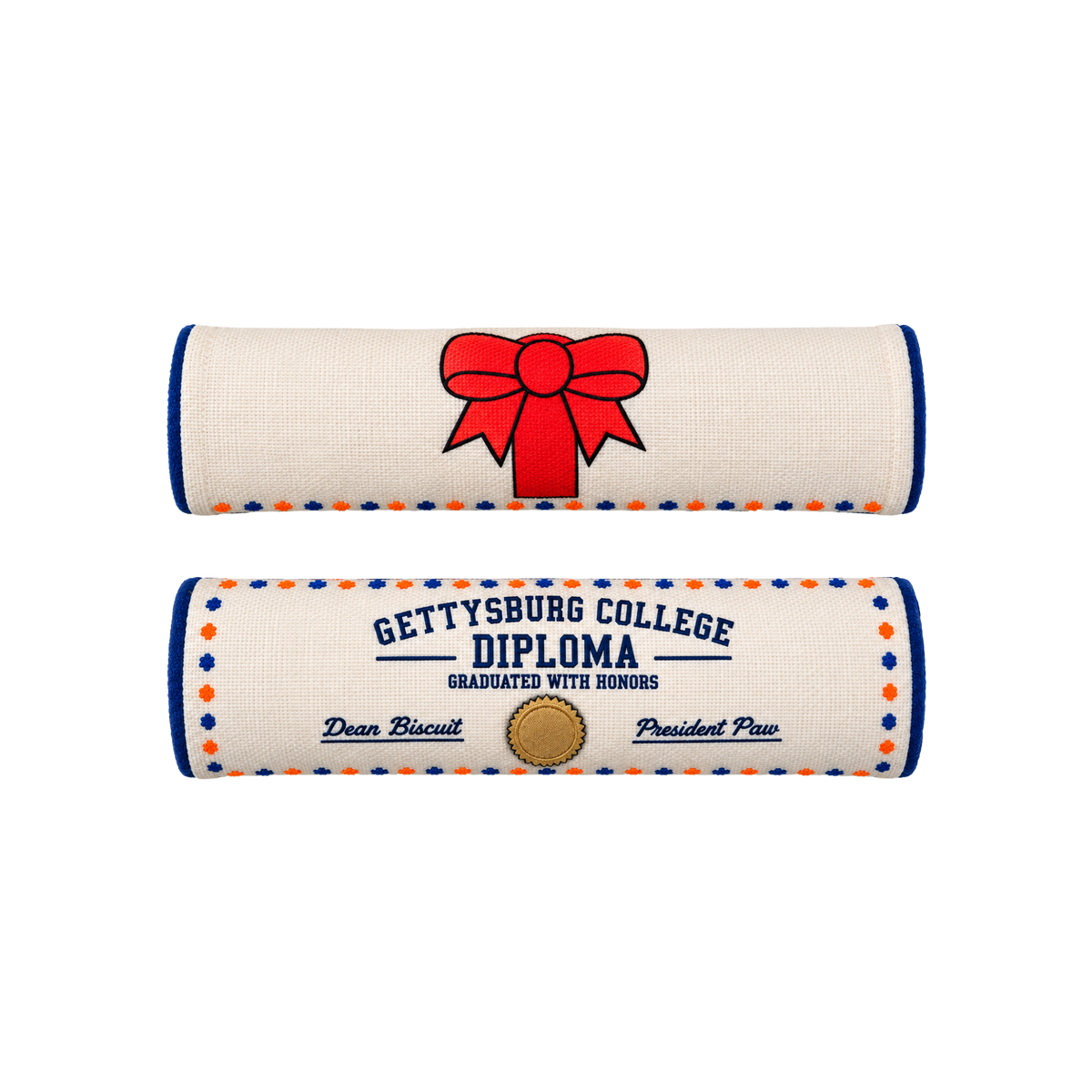 All Star Dog Gettysburg College Diploma Dog Toy