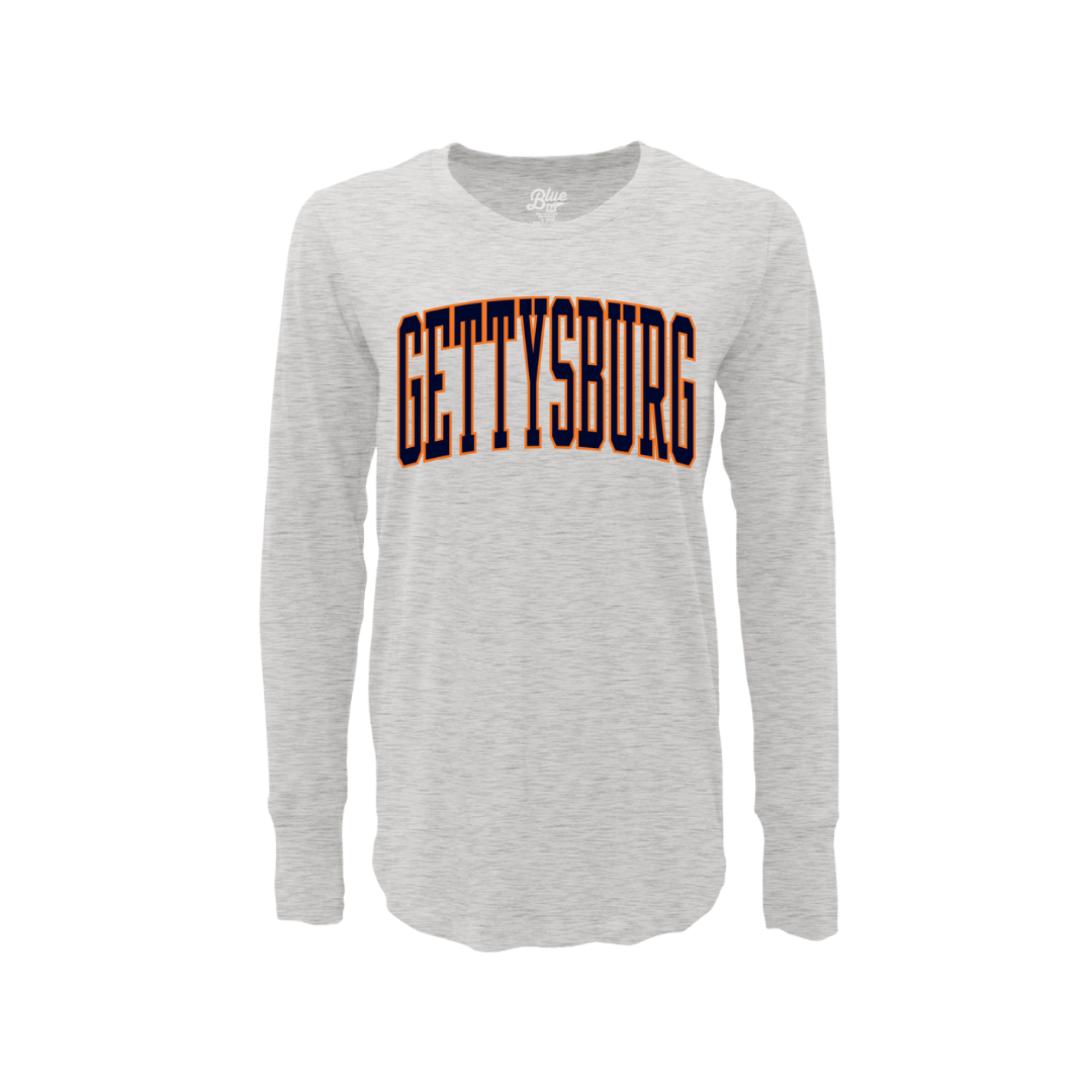 Blue 84 Women's Lida Grey Long Sleeve Tee - Gettysburg