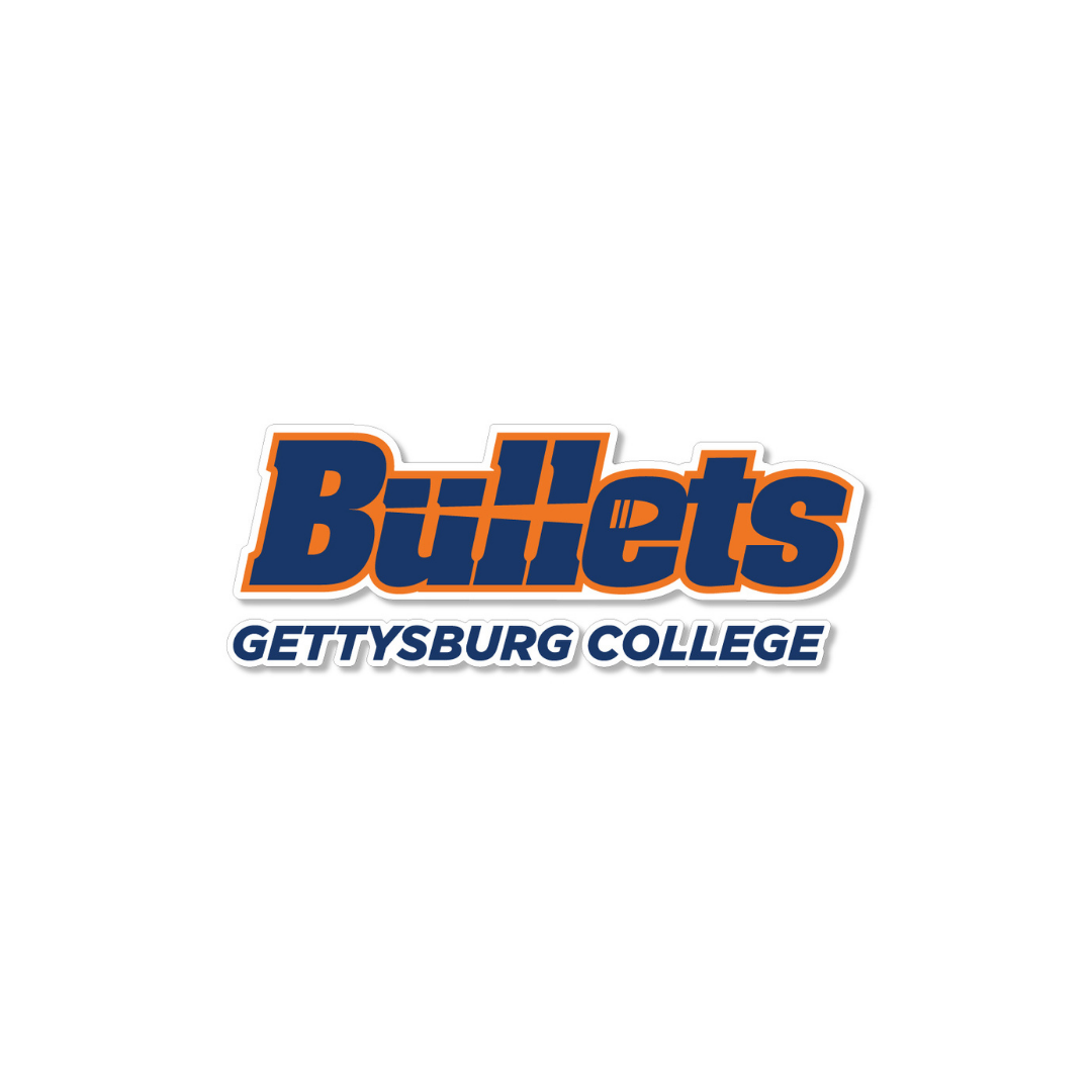 Bullets Gettysburg College Vinyl Decal