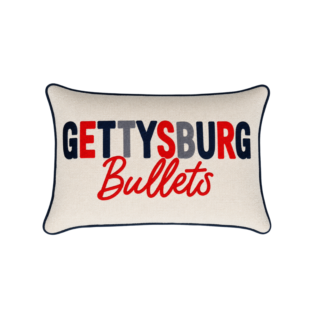Gettysburg College Bullets Collegiate Tones Pillow