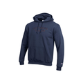 Champion Power Blend Fleece Navy Hood - Gettysburg College Puff Embroidery
