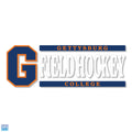 Gettysburg College Block Gettysburg Field Hockey 6" x 2" Vinyl Decal