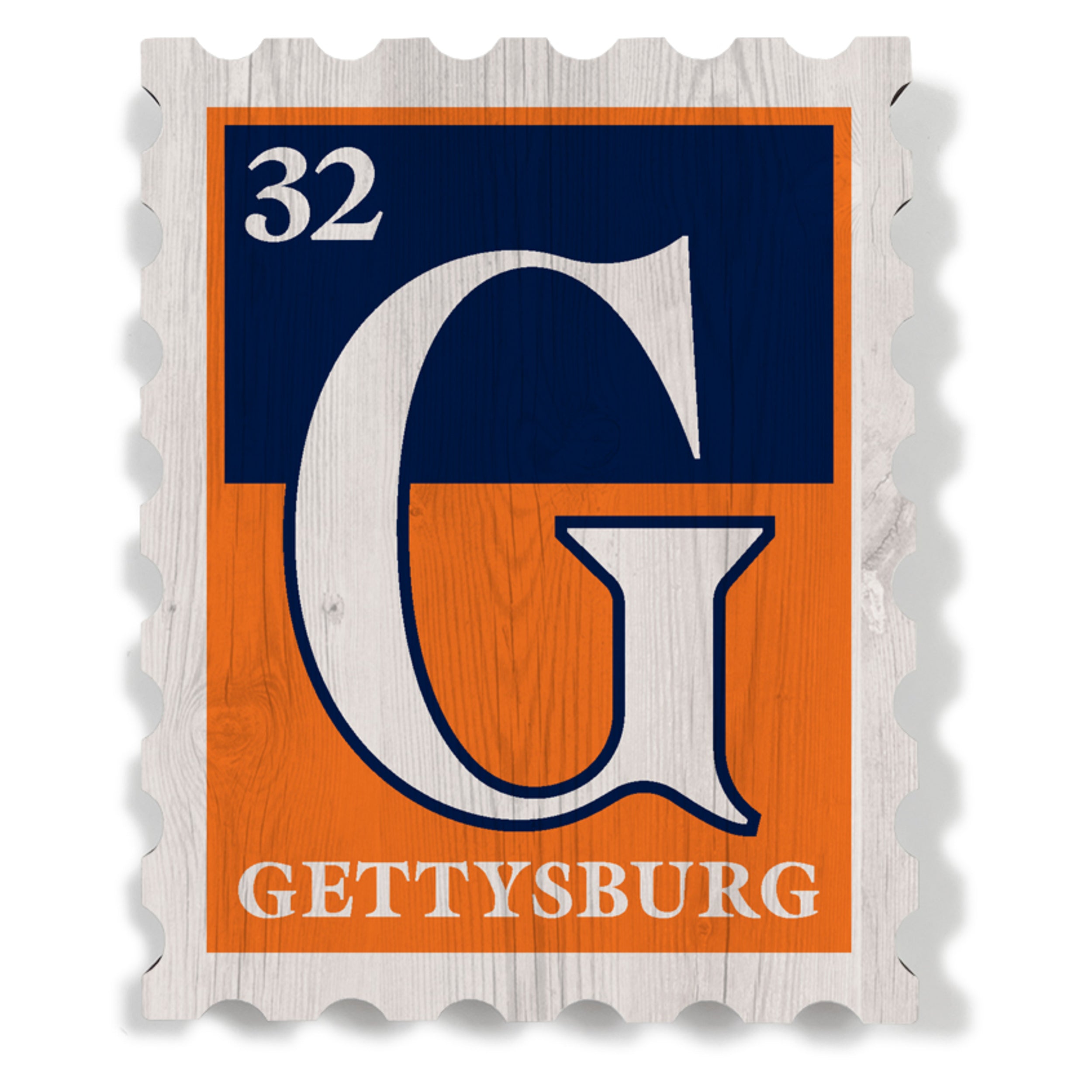 G Gettysburg 32 Oversized Stamp Magnet