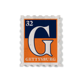 G Gettysburg 32 Oversized Stamp Magnet