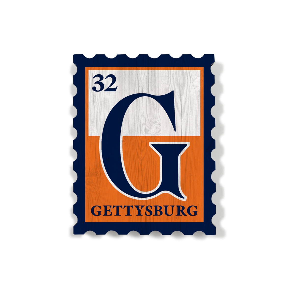 G Gettysburg 32 Oversized Stamp Magnet