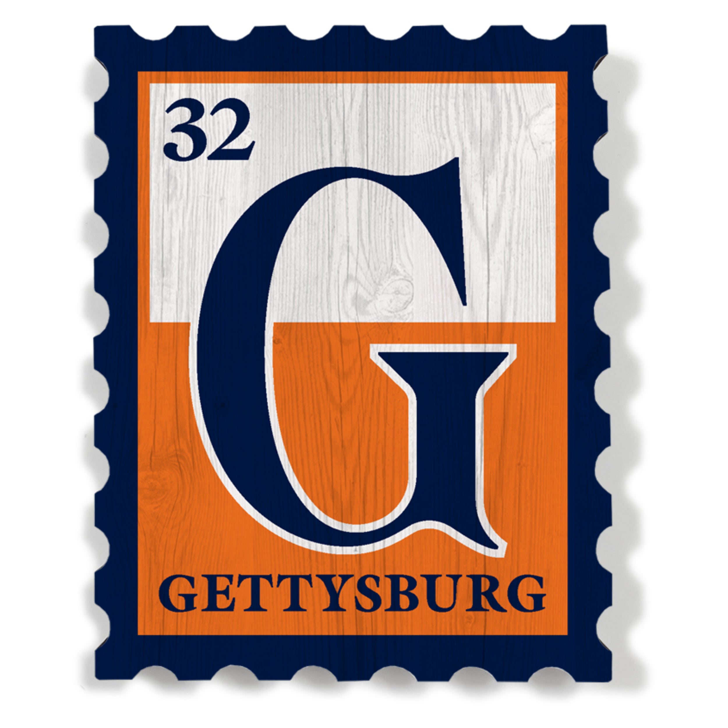 G Gettysburg 32 Oversized Stamp Magnet