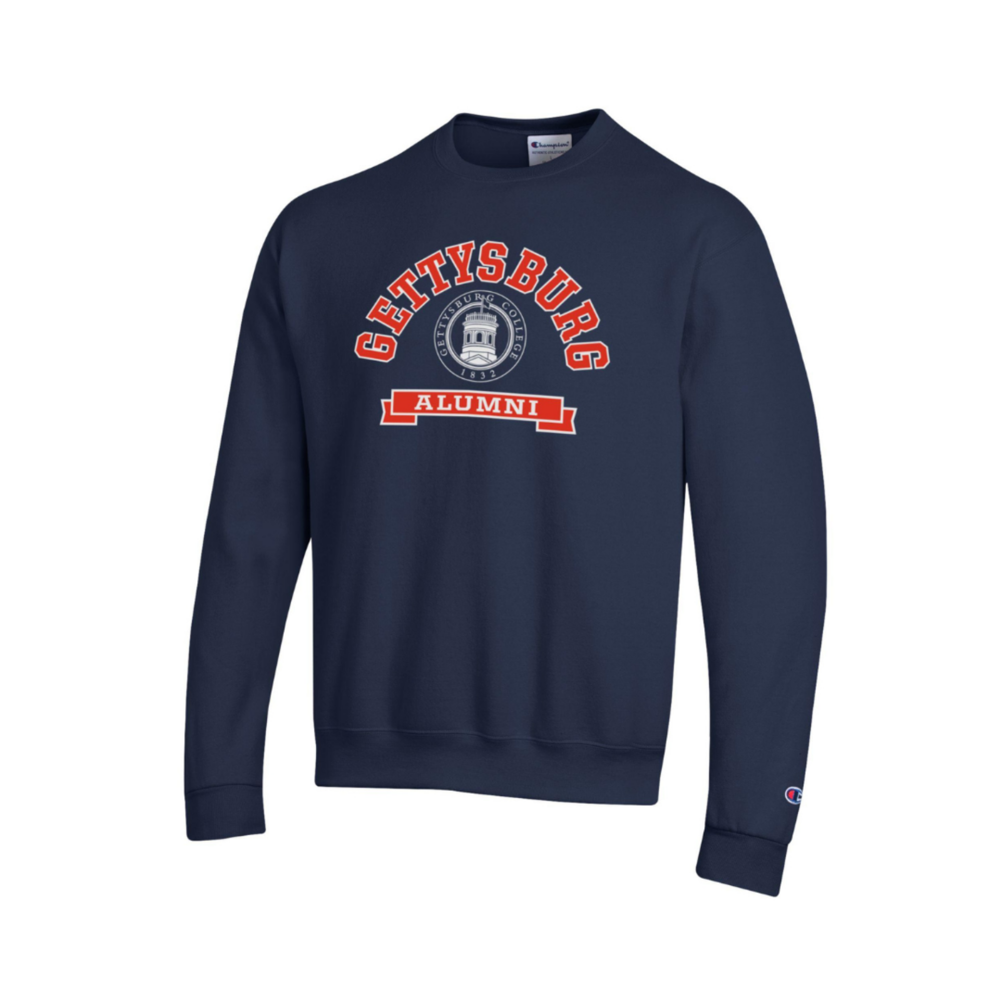 Champion Crew Neck - Gettysburg Alumni with Seal