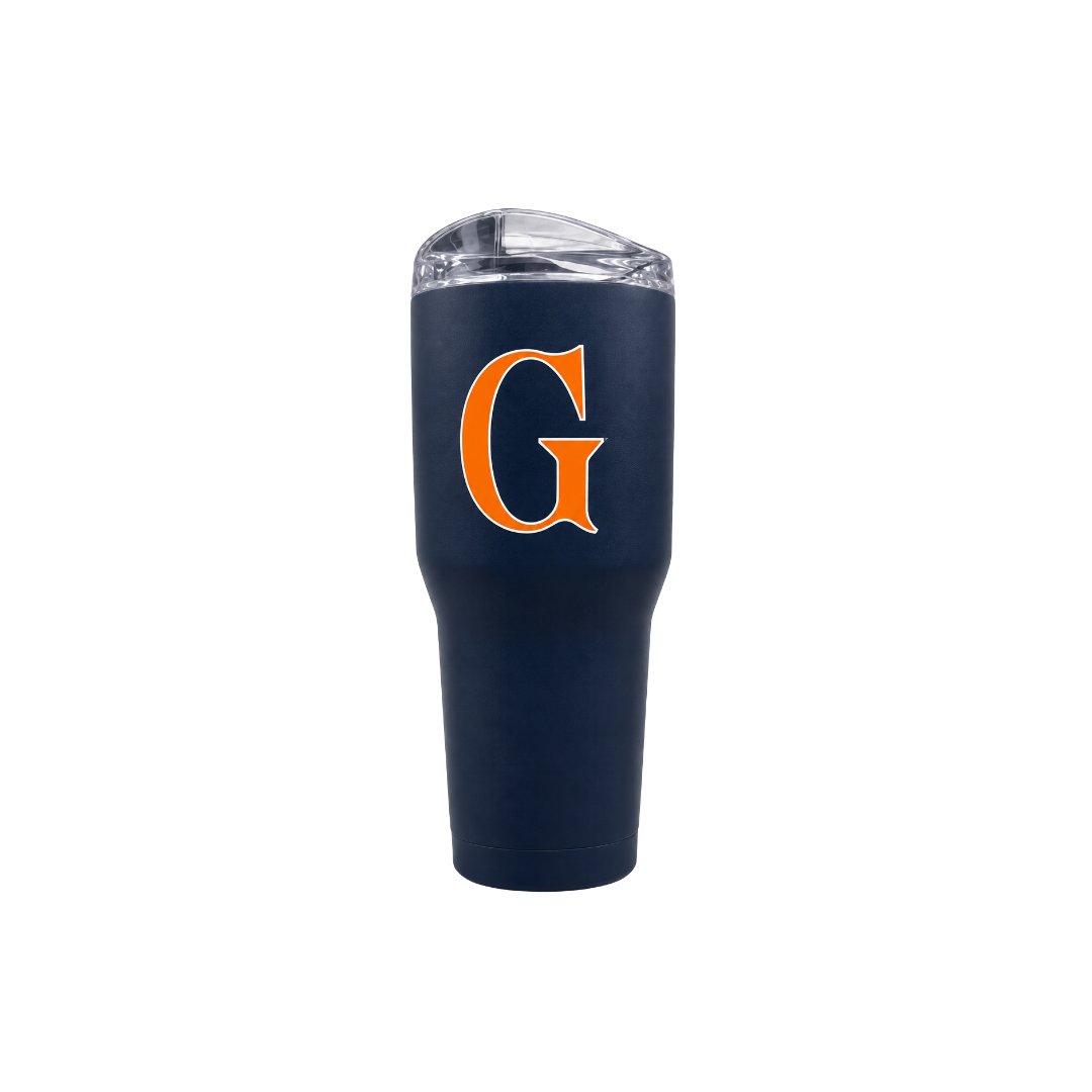 Gettysburg College 30oz Logo Powder Coat Tumbler