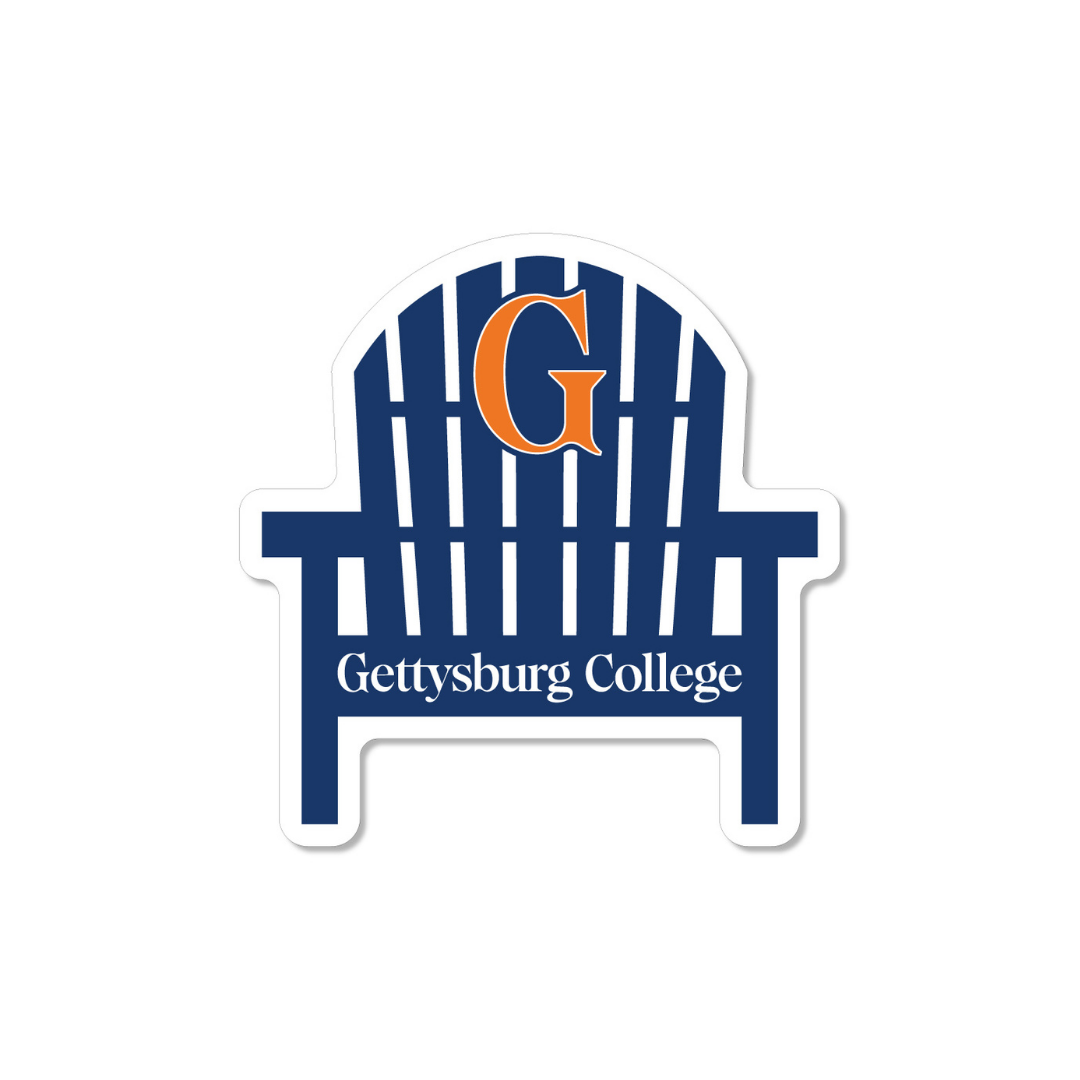 Gettysburg College Adirondack Chair Magnet
