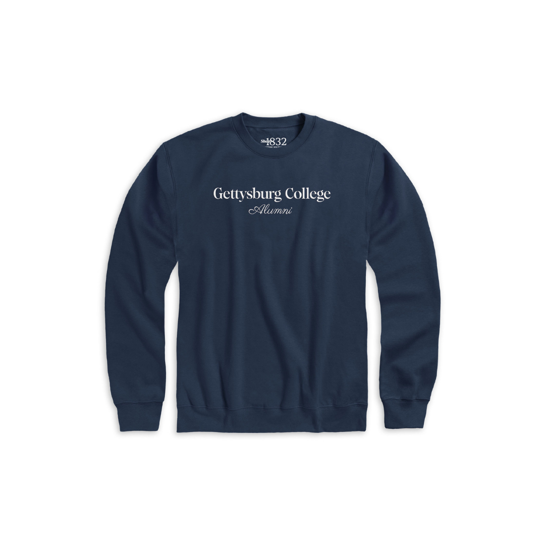 Gettysburg College Alumni Embroidered Crewneck