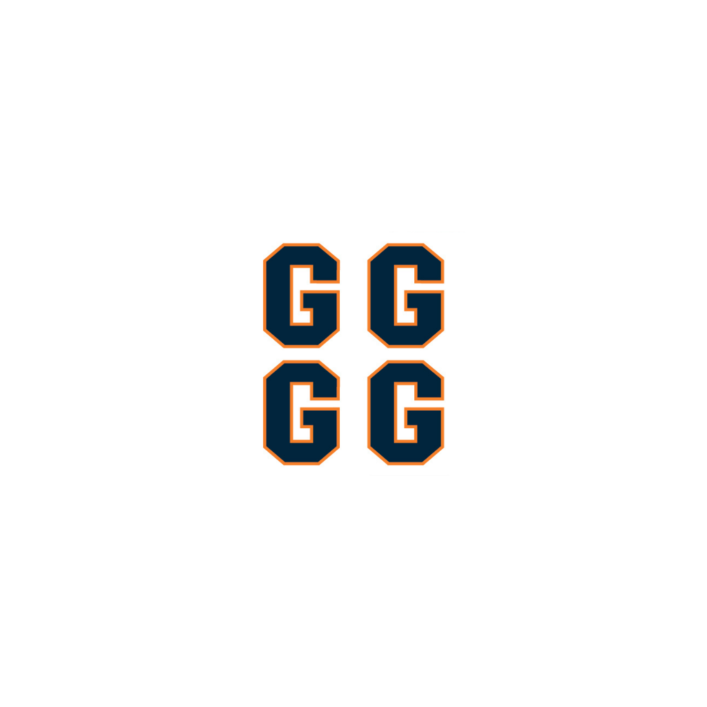Gettysburg College Block G Face Sticker Tattoos