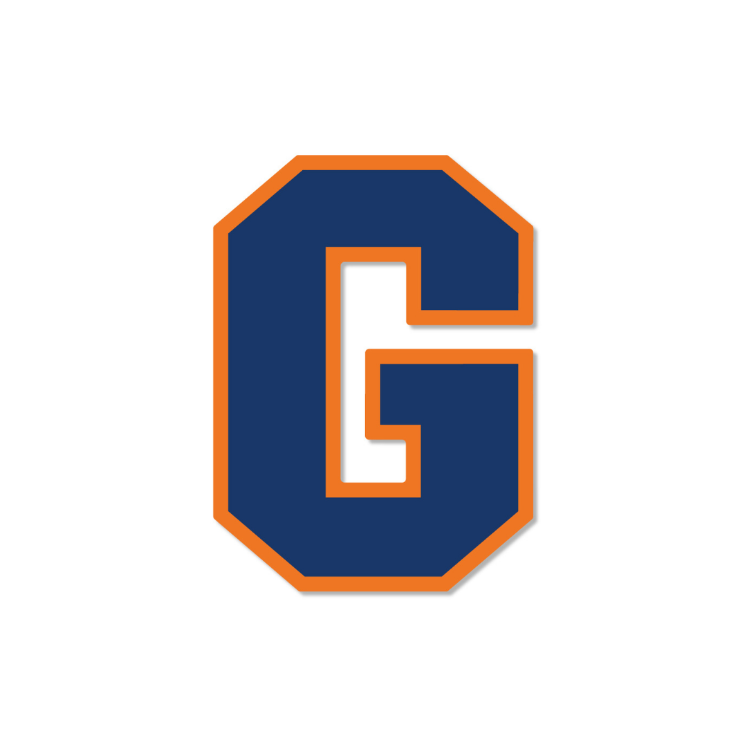 Gettysburg College Block "G" Vinyl Decal