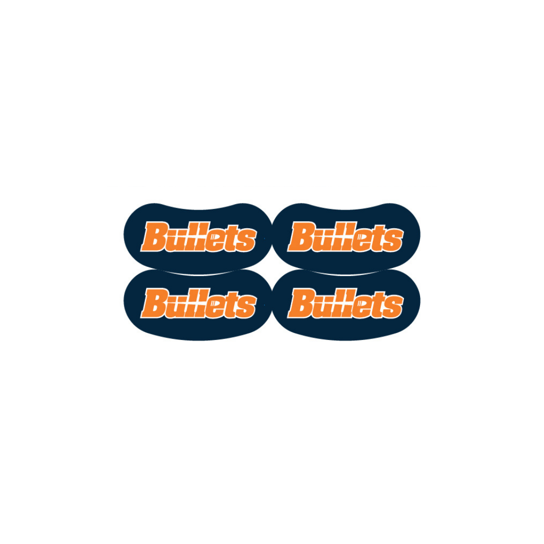 Gettysburg College Bullets Eye Black Sticker Tattoos