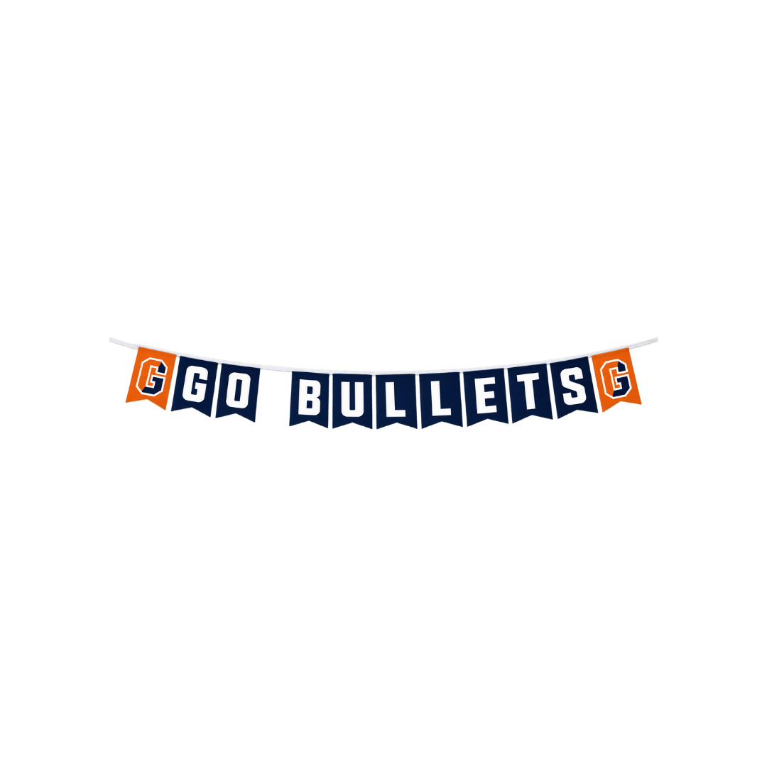 Gettysburg College Go Bullets Banner String