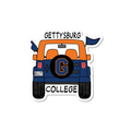 Gettysburg College Jeep Magnet