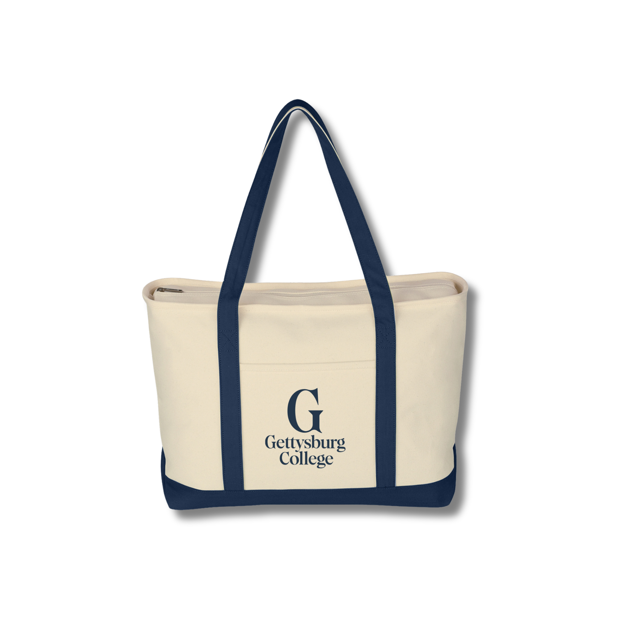 Gettysburg College Large Canvas Tote