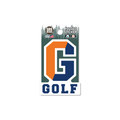 Gettysburg College Split G Golf 3.5" Rugged Sticker