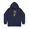 Crew Dog Gettysburg College Embroidered Squirrel Hooded Sweatshirt