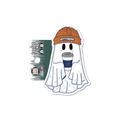Gettysburg Ghost with Coffee Cup 3.5" Rugged Sticker