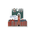 Gettysburg Glatfellter Hall 3.5" Rugged Sticker