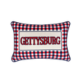 Gettysburg College Collegiate Gingham Pillow