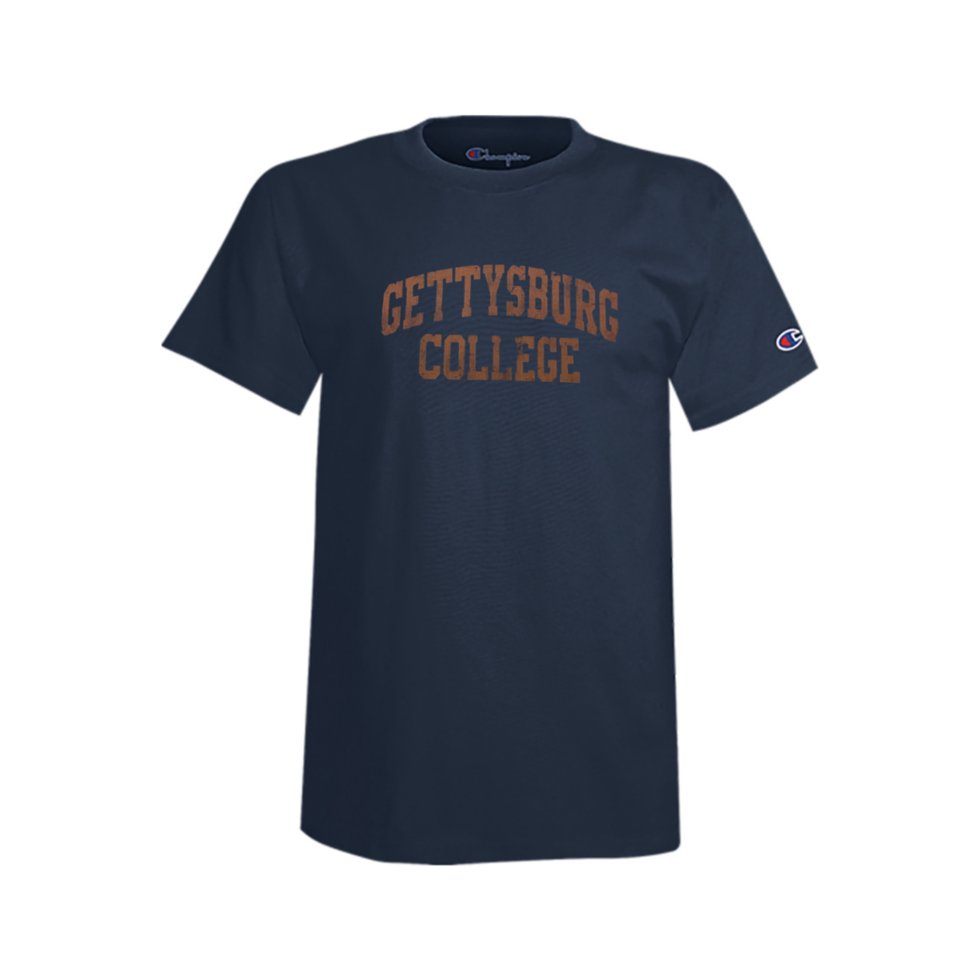 Gettysburg Short Sleeve Tee Arched distressed Orange