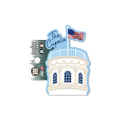 Gettysburg The Cupola 3.5" Rugged Sticker