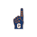 Gettysburg College Block G #1 Foam Finger 6" Vinyl Decal
