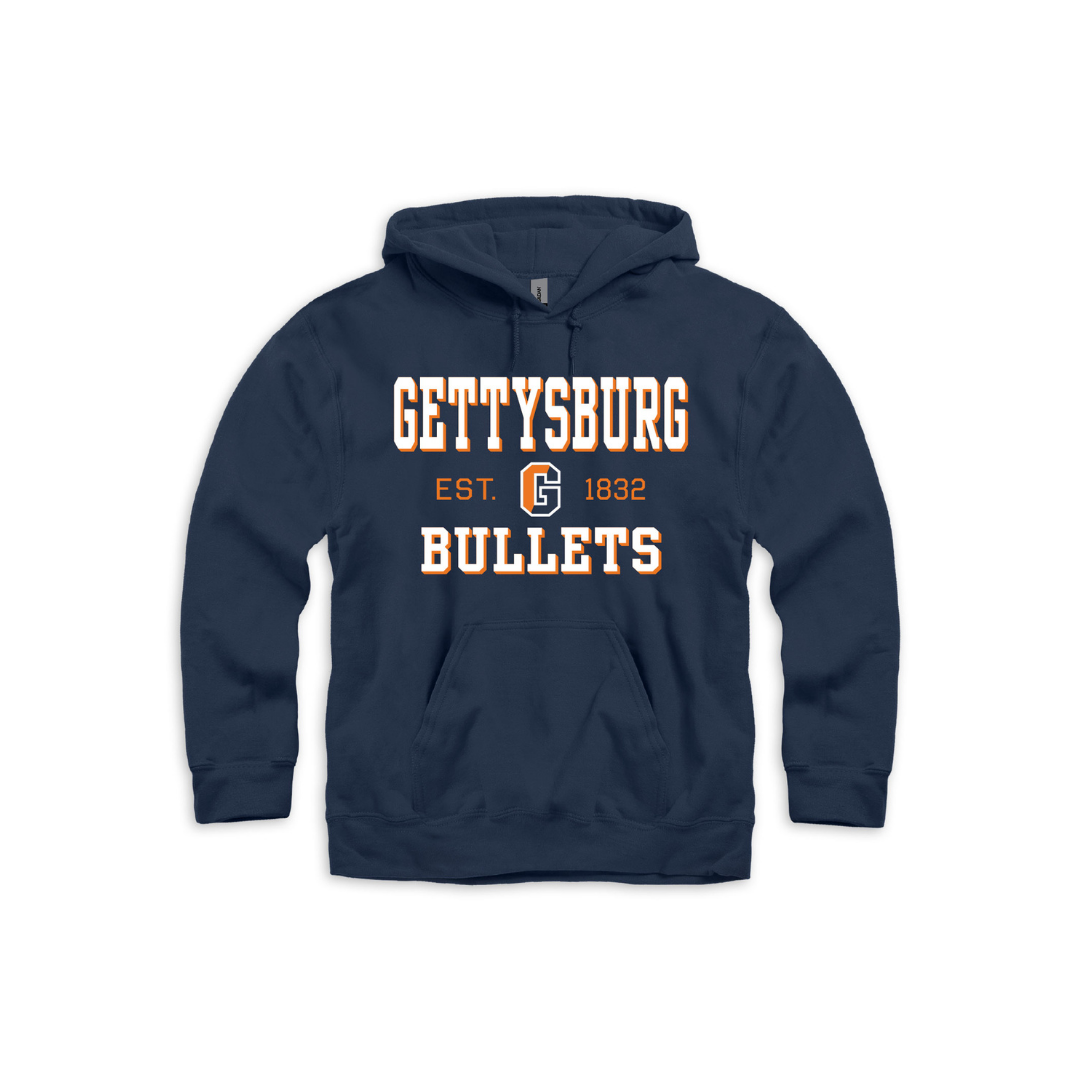 Gettysburg College Bullets Split G Hooded Sweatshirt