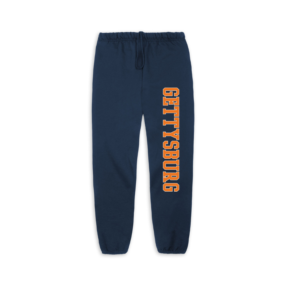 Gettysburg Navy Closed Bottom Sweatpants