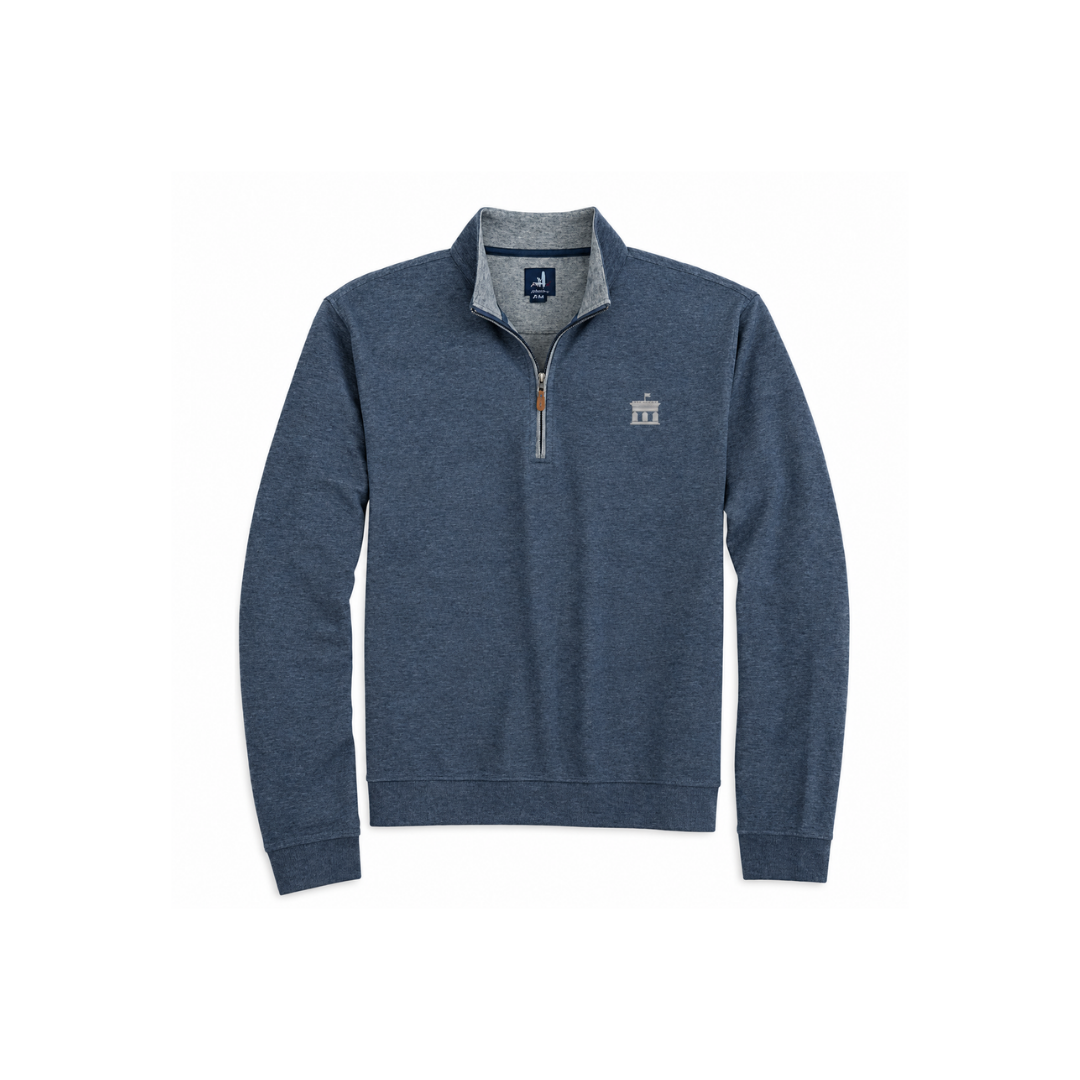 Johnnie-O Gettysburg College Heritage Vintage Cupola Sully Helios Men's Quarter Zip