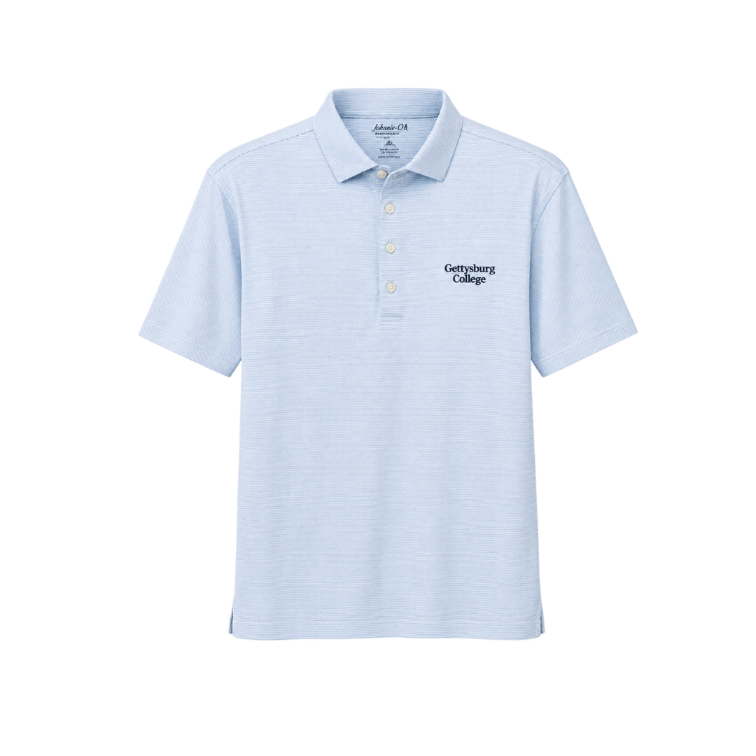 Gettysburg College Johnnie-O Lyndonn Gulf Blue Men's Polo
