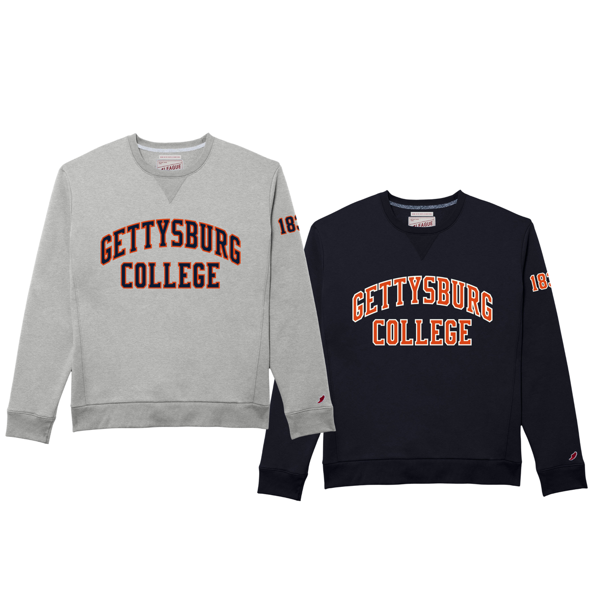 League Gettysburg College 1832 1991 Crewneck