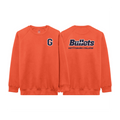 Gettysburg College Bullets Orange League Essential Classic Fleece Crewneck Sweatshirt