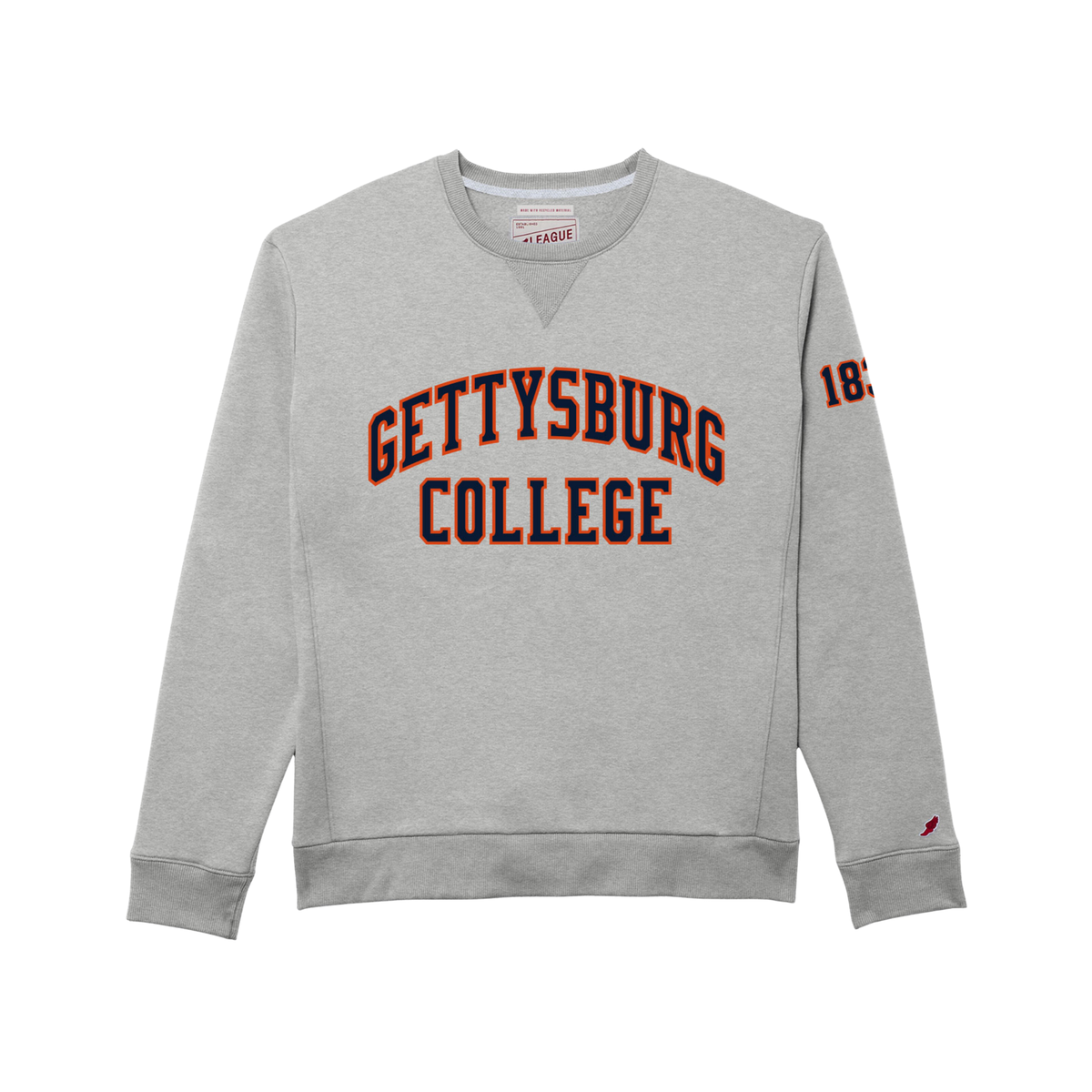 League Gettysburg College 1832 1991 Crewneck