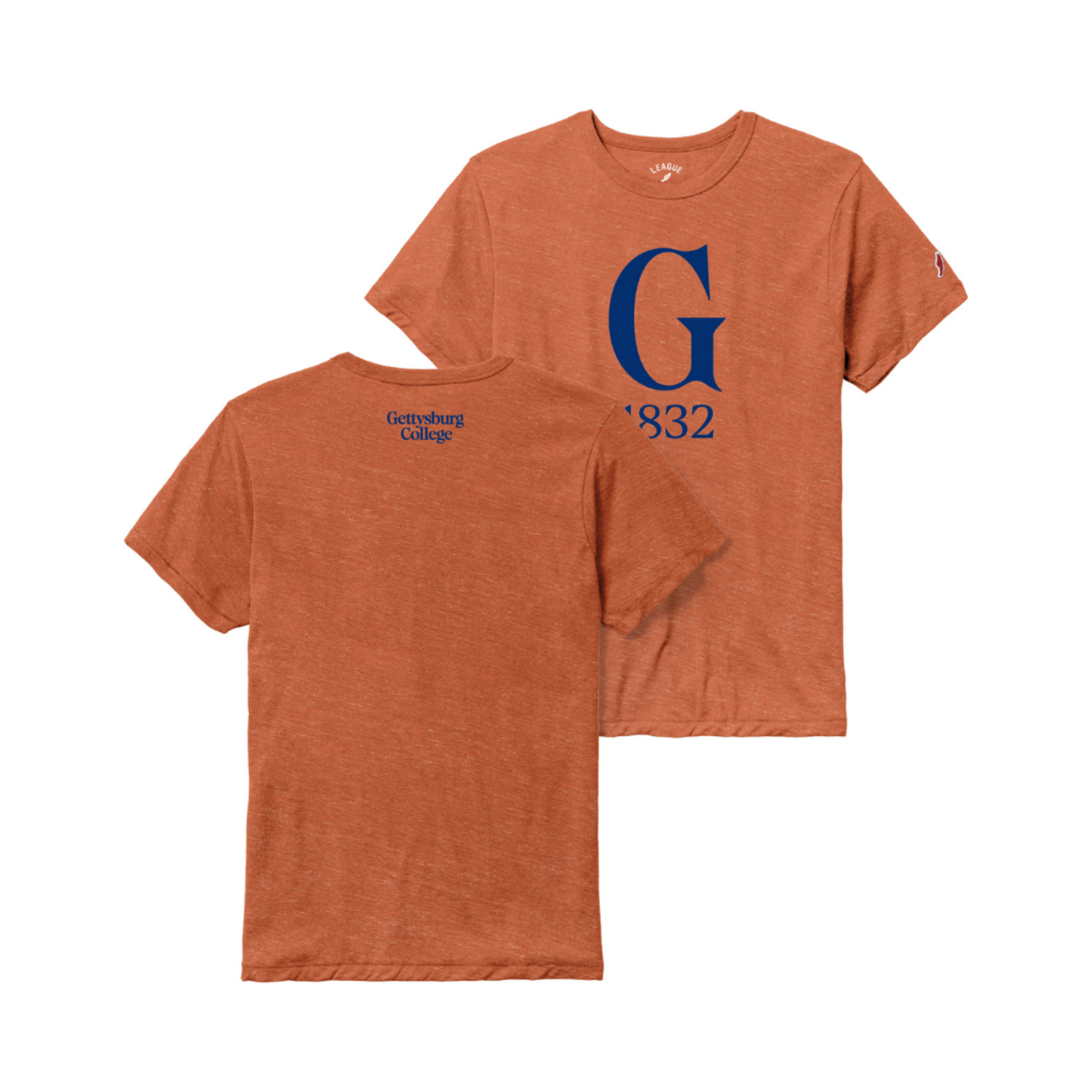 League Victory Falls Tri-Blend Tee - G 1832 Orange